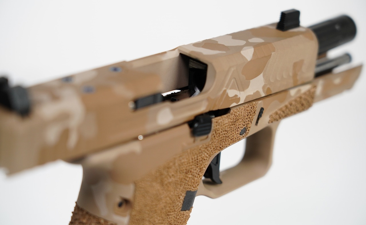 Agency Arms Glock 19X Flecktarn Desert Camo 9mm - Image 13