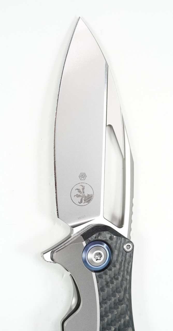Microtech 165C-7CFTI Matrix Bead Blast w/ Carbon Fiber - Image 3