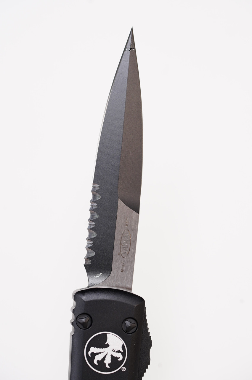 Microtech 120-2T Ultratech Tactical BLK, BLK Aluminum Handle - Image 5