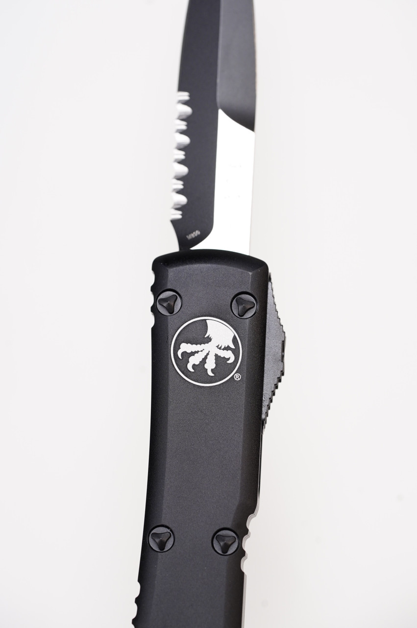 Microtech 120-2T Ultratech Tactical BLK, BLK Aluminum Handle - Image 4