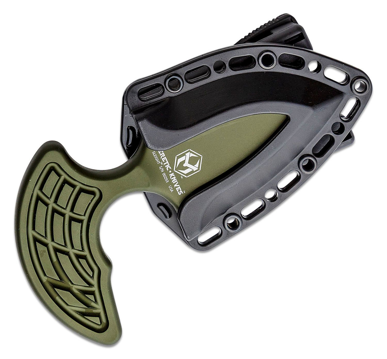 Heretic H050-6A-GRN Sleight DLC D/E Push Dagger Green - Image 3
