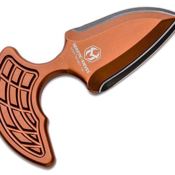 Heretic Sleight Modular Push Dagger Black DLC, Bronze Handle