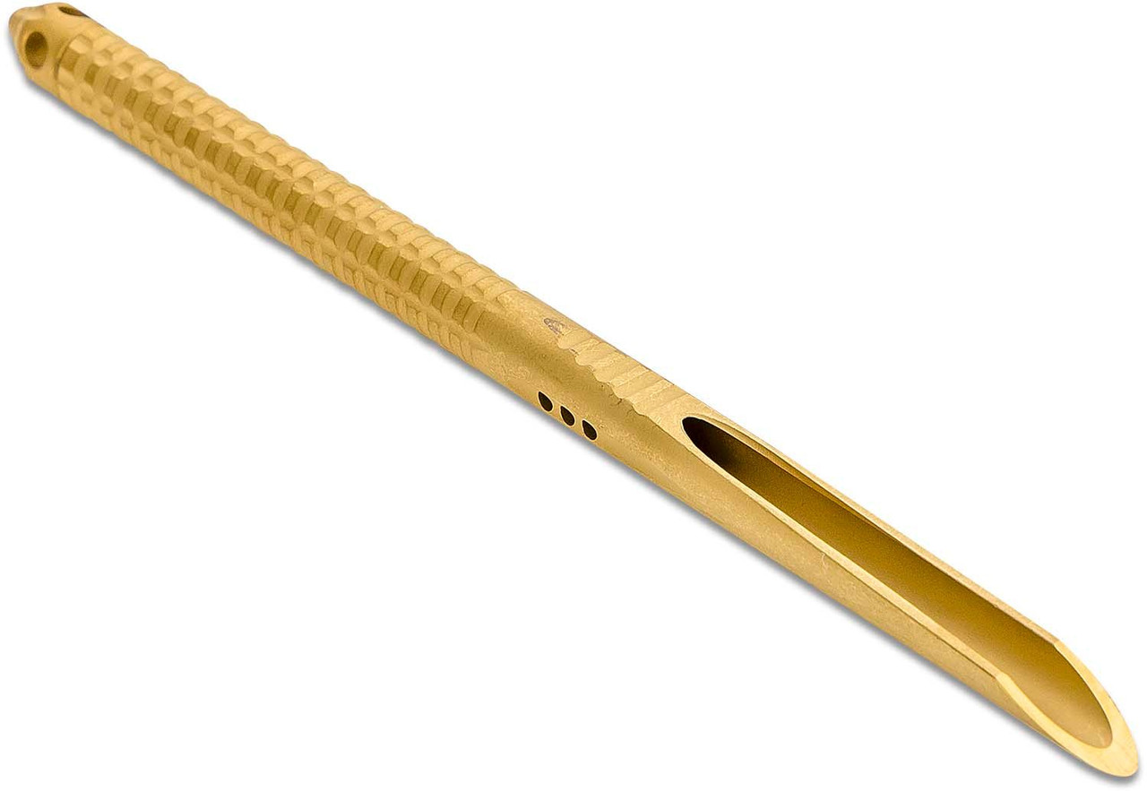 Microtech 112-1TINS Signature Series TAC-P Gold - Image 2