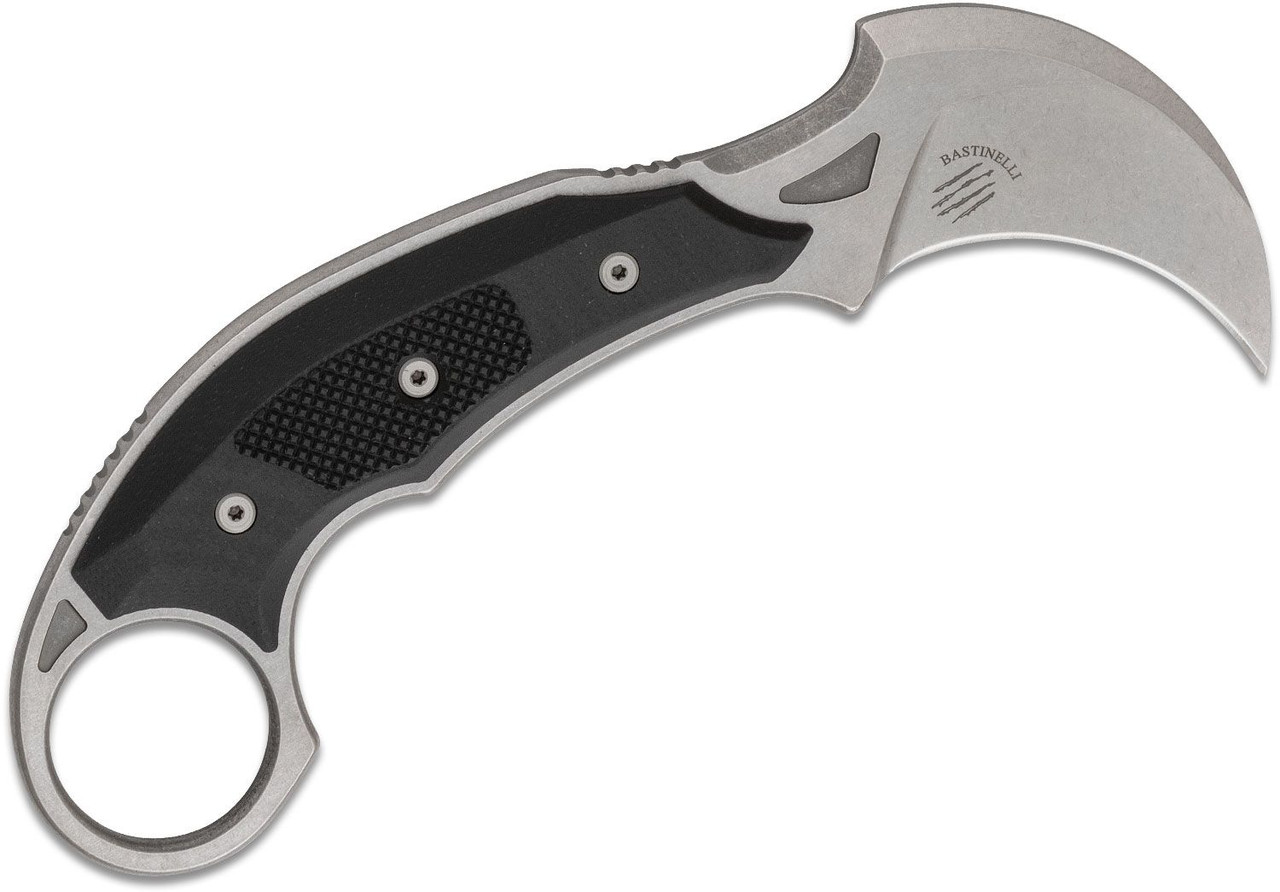 Microtech/Bastinelli Creations 118-10 R Iconic Stonewashed - Image 2