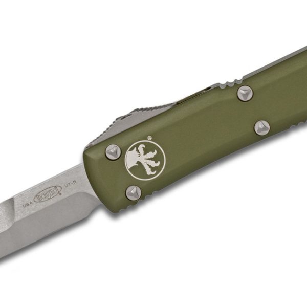 Microtech 120-10OD Ultratech Stonewashed, OD Green Handle