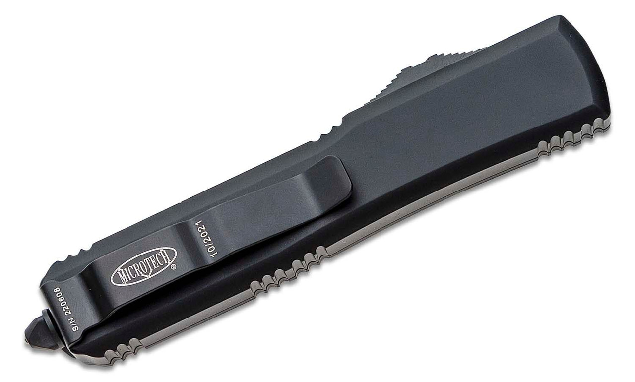Microtech 120-1T Ultratech Tactical Black, Black Handles - Image 2