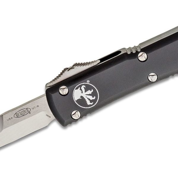Microtech 120-4 Ultratech Satin, Black Aluminum Handles
