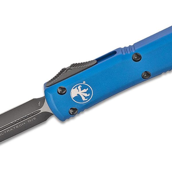 Microtech 122-1BL Ultratech Black, Blue Aluminum Handle