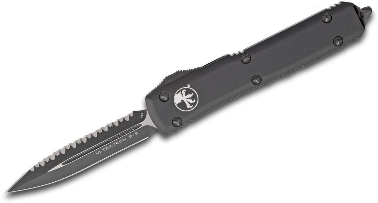 Microtech 122-3T Ultratech Tactical BLK D/E Combo Dagger