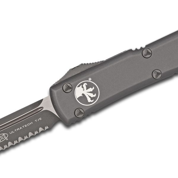 Microtech 123-3T Ultratech Tactical Blk Tanto, Blk Handle
