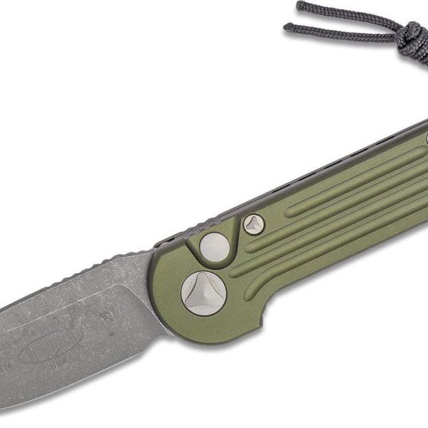 Microtech 135-10APOD LUDT Apocalyptic, OD Green Handles