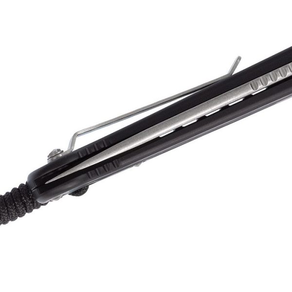 Microtech 135-10 LUDT Stonewashed Plain Blade, Black Handles