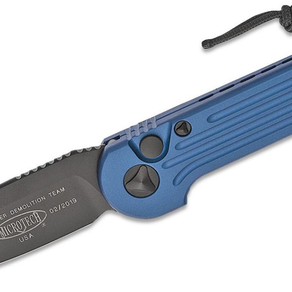 Microtech 135-1BL LUDT Black, Blue Aluminum Handles