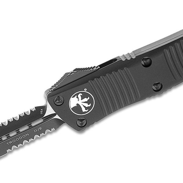 Microtech 138-2T Troodon Tactical Black, Black Handle