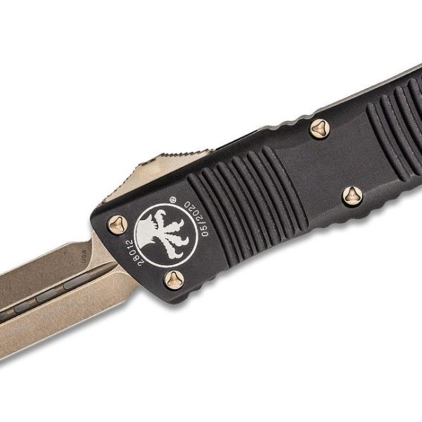 Microtech 142-13 Combat Troodon Bronze, BLK Aluminum Handles