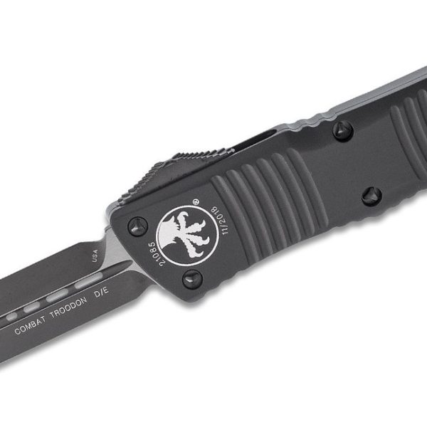 Microtech 142-1T Combat Troodon Tactical Black, Black Handle