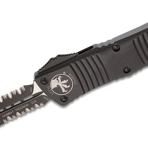 Microtech 142-2T Combat Troodon Tactical Black, BLK Handles