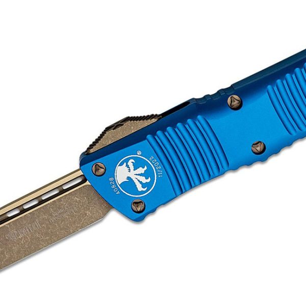 Microtech 143-13APBL Combat Troodon APOC BRZ, Blue