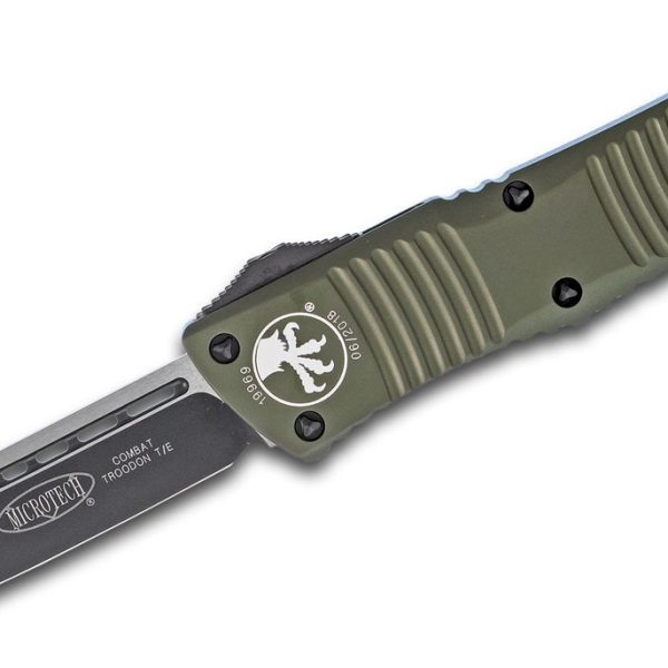 Microtech 144-1OD Combat Troodon Black, OD Green Handles