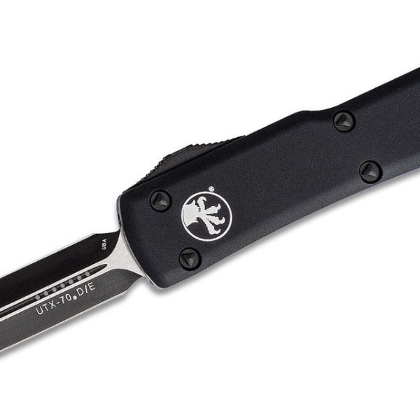 Microtech 147-1T UTX-70 Tactical Black, Black Handles