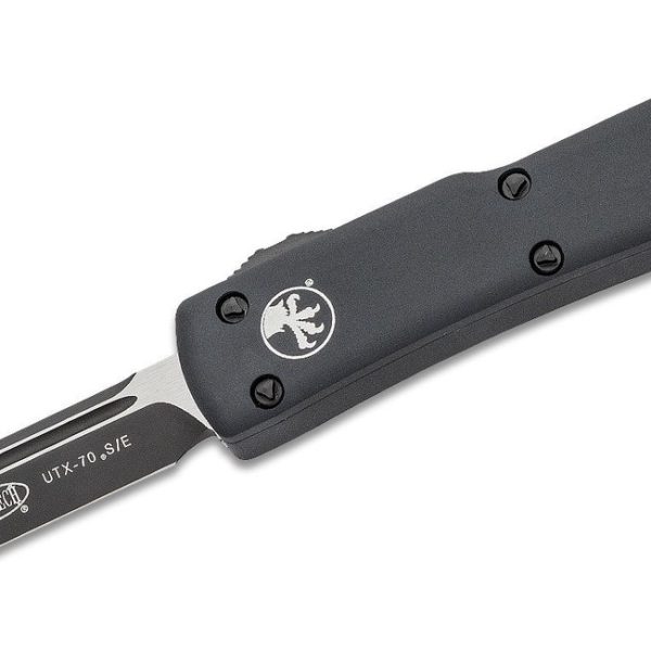 Microtech 148-1T UTX-70 Tactical Black, Black Handles