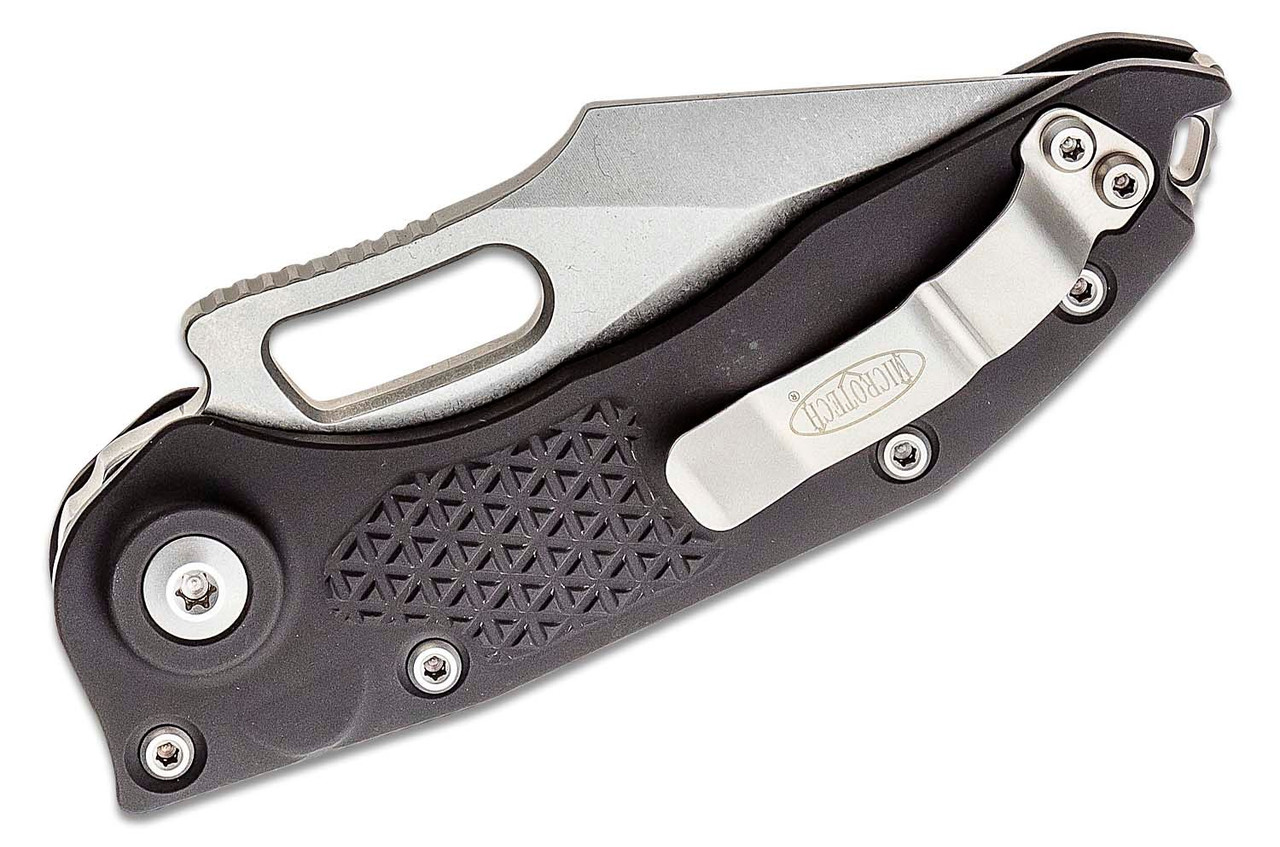 Microtech/Borka Blades 169-11 Stitch SW Combo Blade, BLK - Image 3