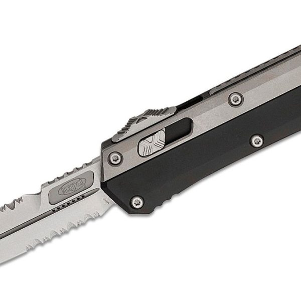 Microtech 184-12 Glykon Stonewashed Double Combo