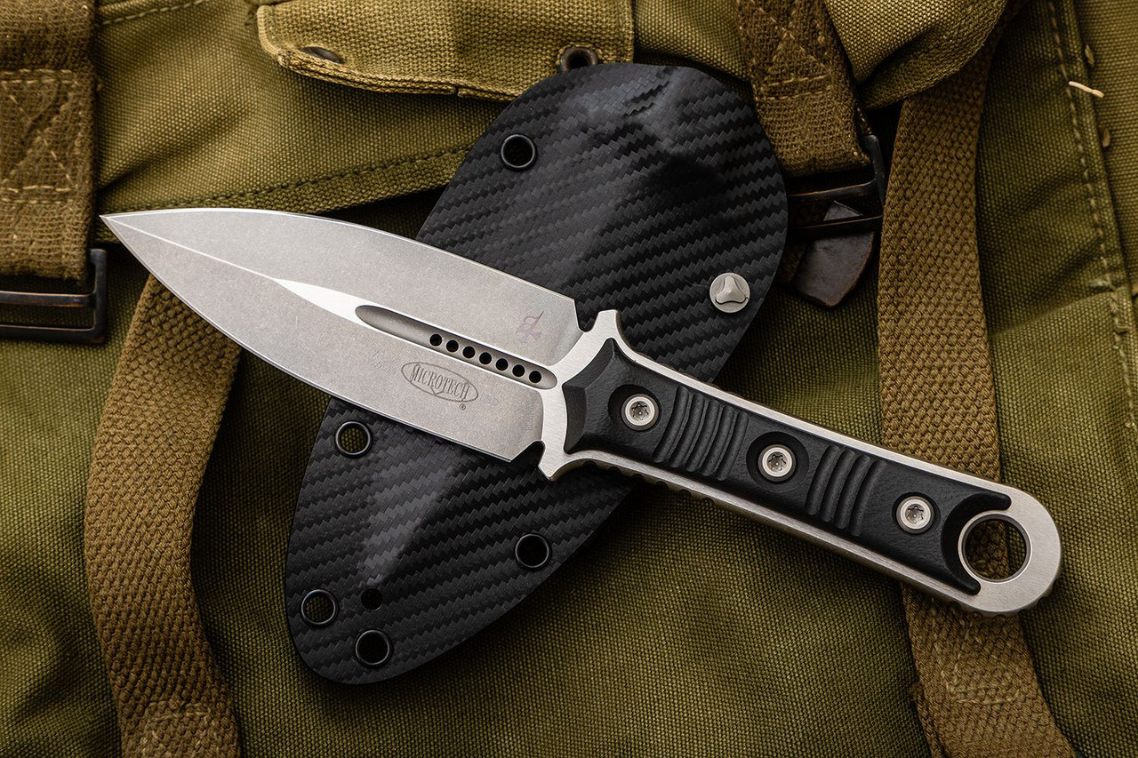 Microtech/Borka Blades 201-10 SBD STW, BLK G10 - Image 5