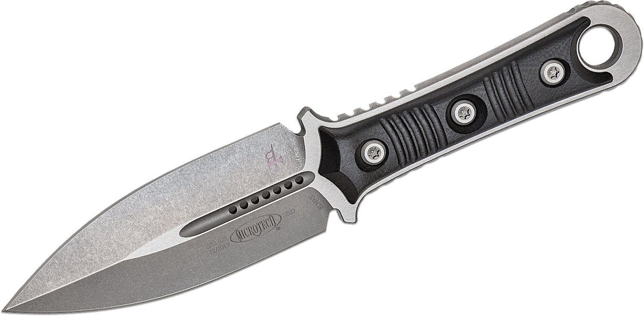 Microtech/Borka Blades 201-10 SBD STW, BLK G10