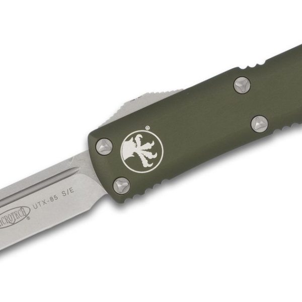 Microtech 231-10OD UTX-85 Stonewashed, OD Green Handles