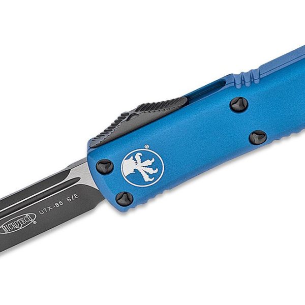 Microtech 231-1BL UTX-85 Black , Blue Aluminum Handles