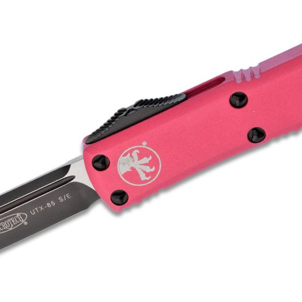 Microtech 231-1PK UTX-85 Black, Pink Handles