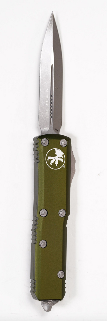 Microtech 232-10APOD UTX-85 Apocalyptic, OD Green Handle
