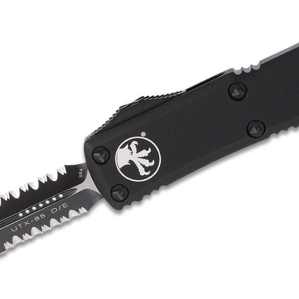 Microtech 232-2T UTX-85 Tactical Black, Black Handles
