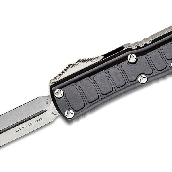 Microtech 232II-10S Signature Series UTX-85 Stonewashed, BLK