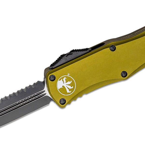 Microtech 702-3OD Hera Black P/S, OD Green Handles