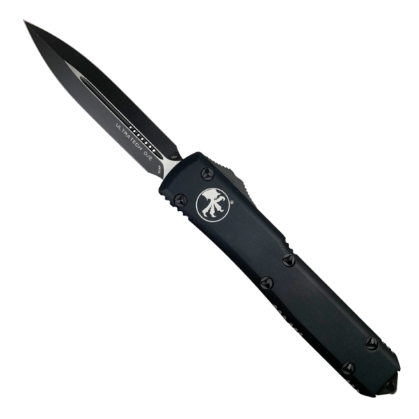 Microtech 122-1T Ultratech Tactical Black, Black Handle