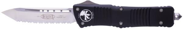 Microtech 144-6 Combat Troodon Full Serrated, BLK Handle
