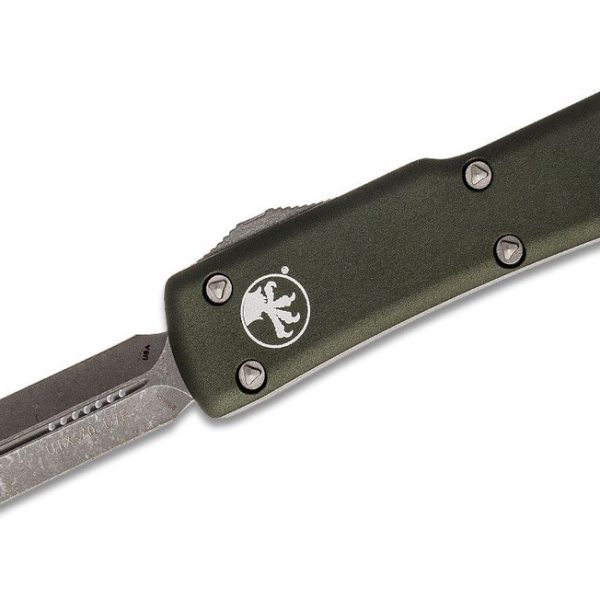 Microtech 147-10APOD UTX-70 Apocalyptic, OD Green Handles