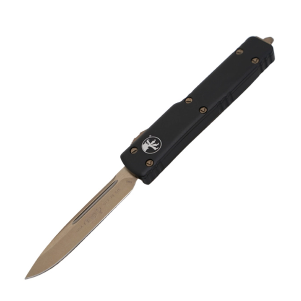 Microtech 148-13 UTX-70 Bronze, Black Aluminum Handles