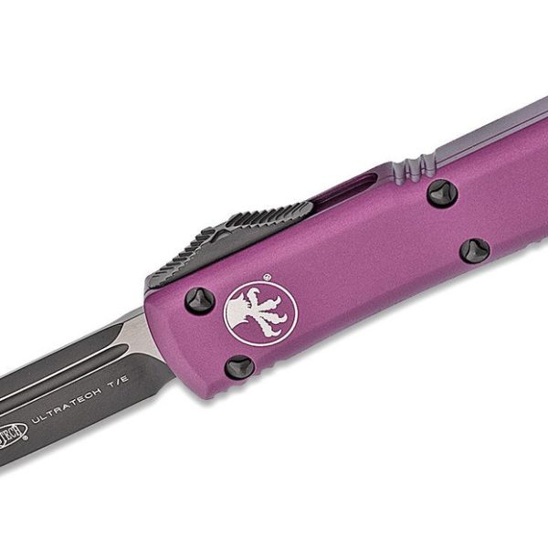 Microtech 123-1VI Ultratech Black, Violet Handle