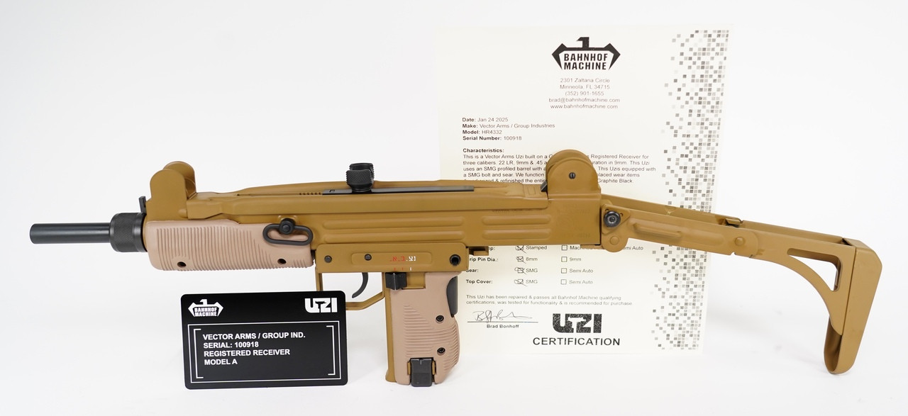 Vector Arms Uzi "Hebrew Sand Spider" 9mm RAL 8000 - Image 16