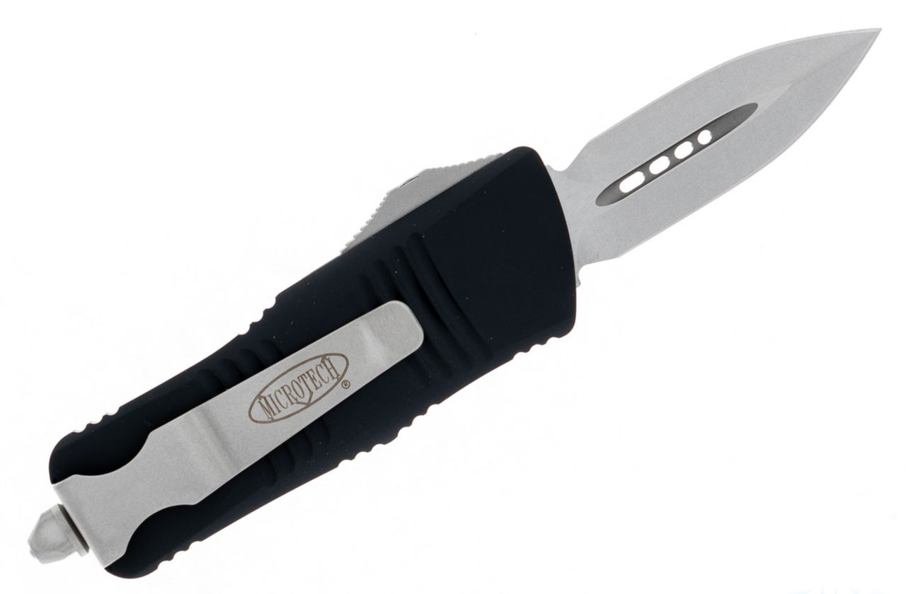 Microtech 238-10 Troodon Mini Stonewashed D/E Dagger - Image 4