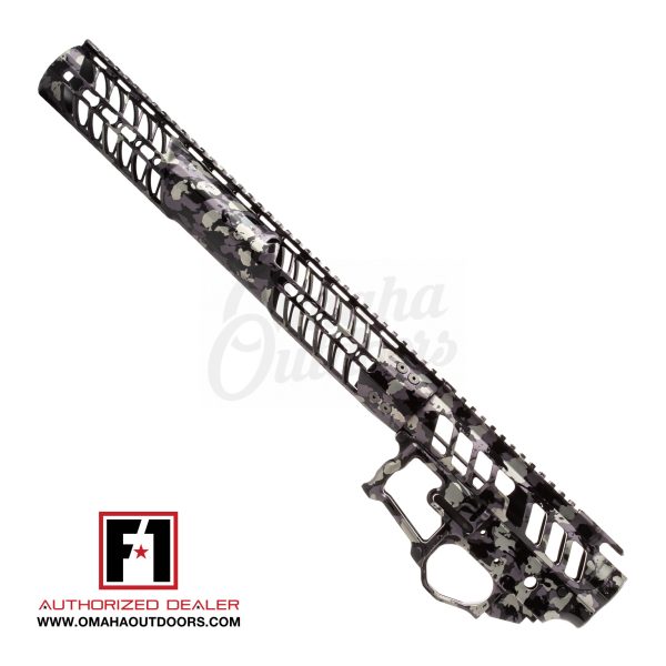 F1 Firearms BDR-15 3G Chassis Carbon Camo Receiver Set AR-15 - f1-firearms.us.com