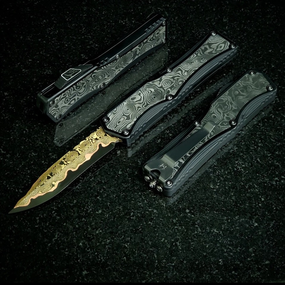 Heretic Colossus Baker Forge Damascus Recurve