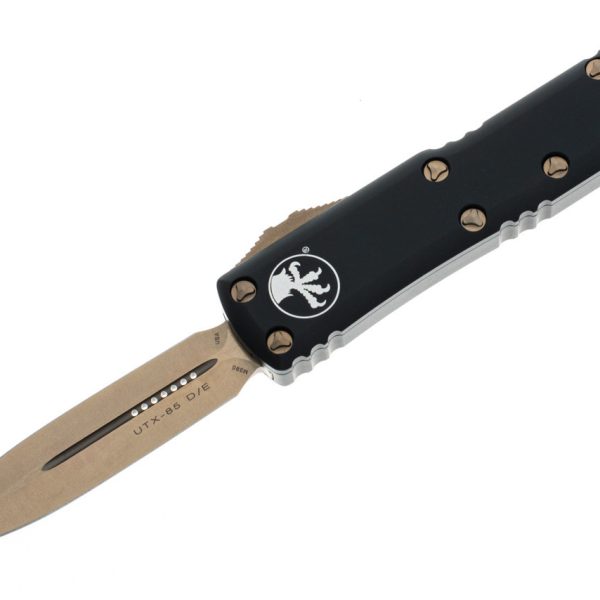 Microtech 232-13 UTX-85 Bronze Blade, Black Handle